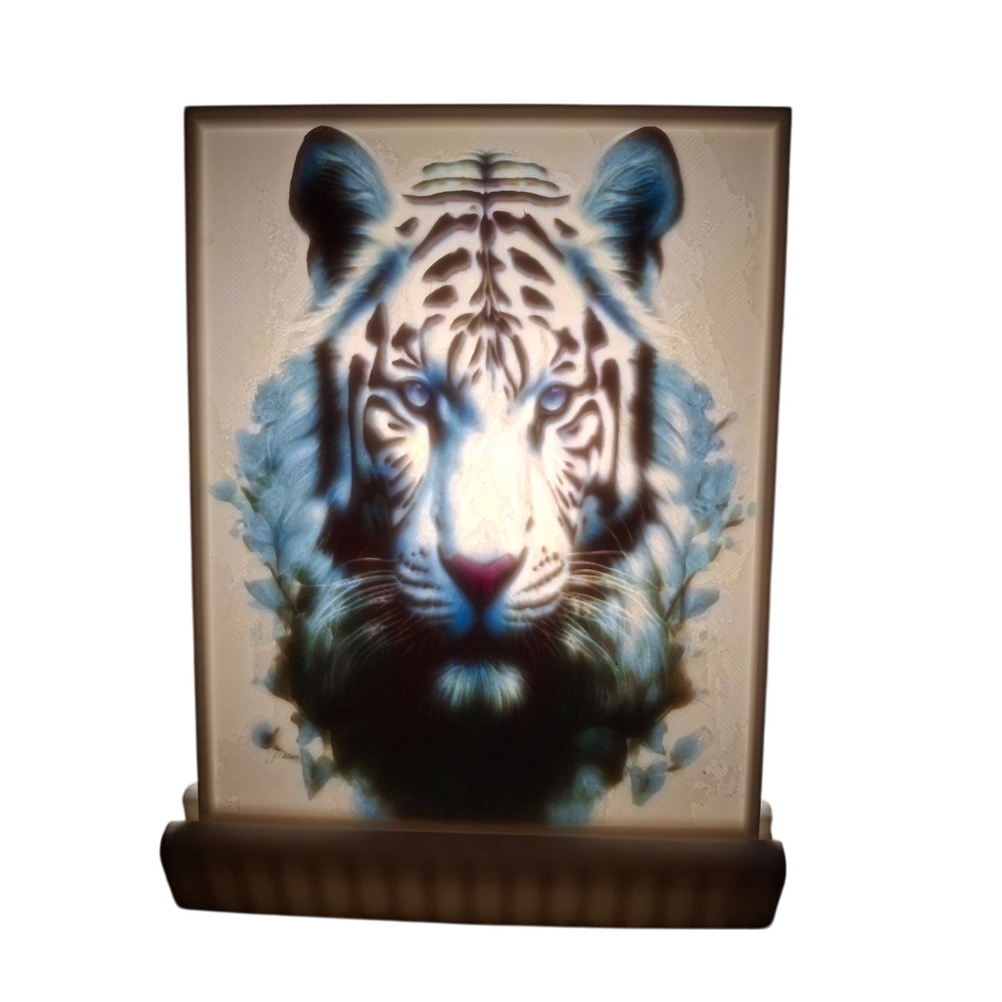 personalisiertes 3D Druckbild in Farbe mit Einzelständer