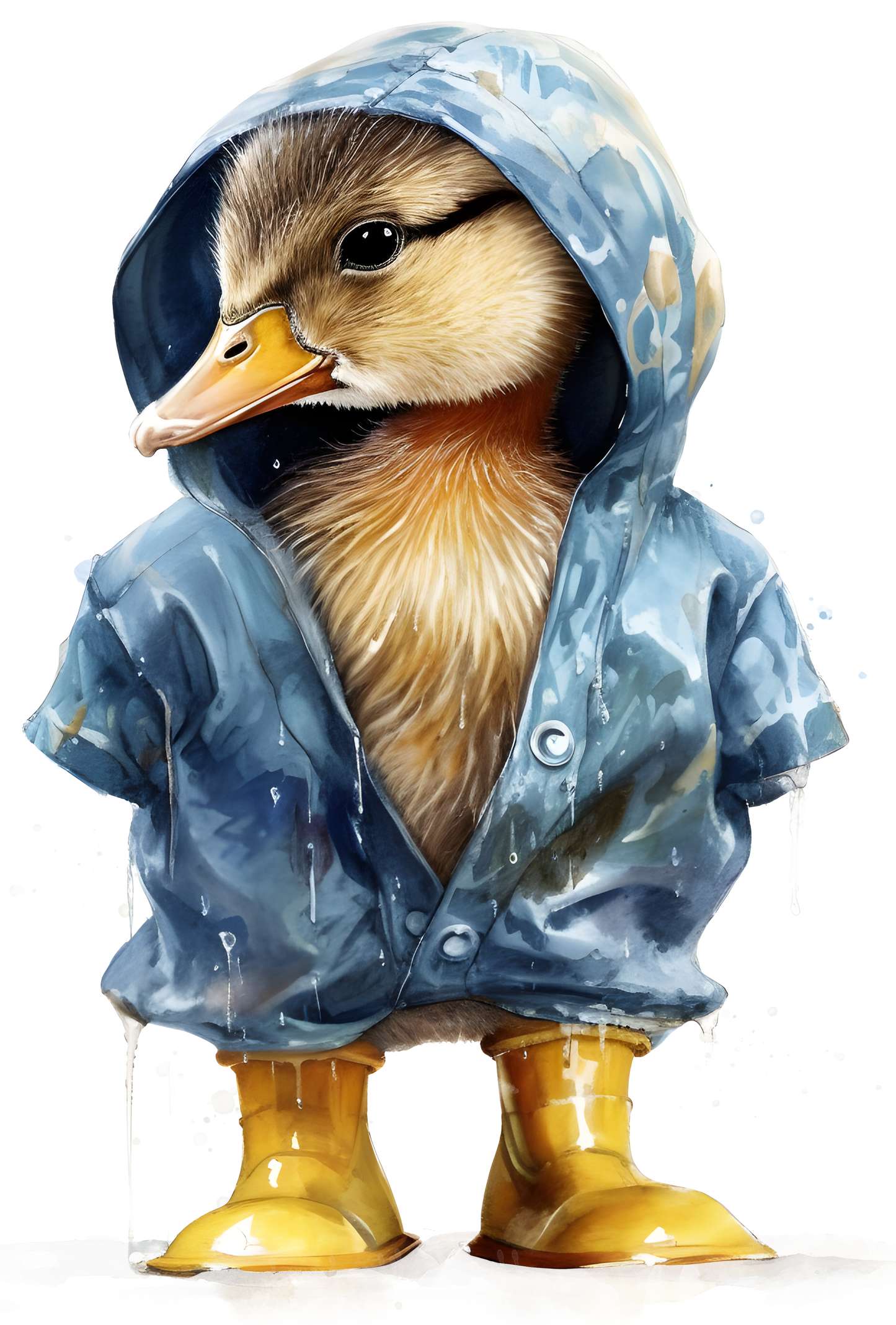Bügelbild Ente Regencape 4(2)
