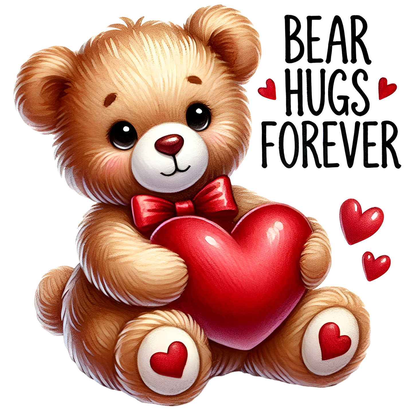 Bügelbild Valentine Teddy File 13