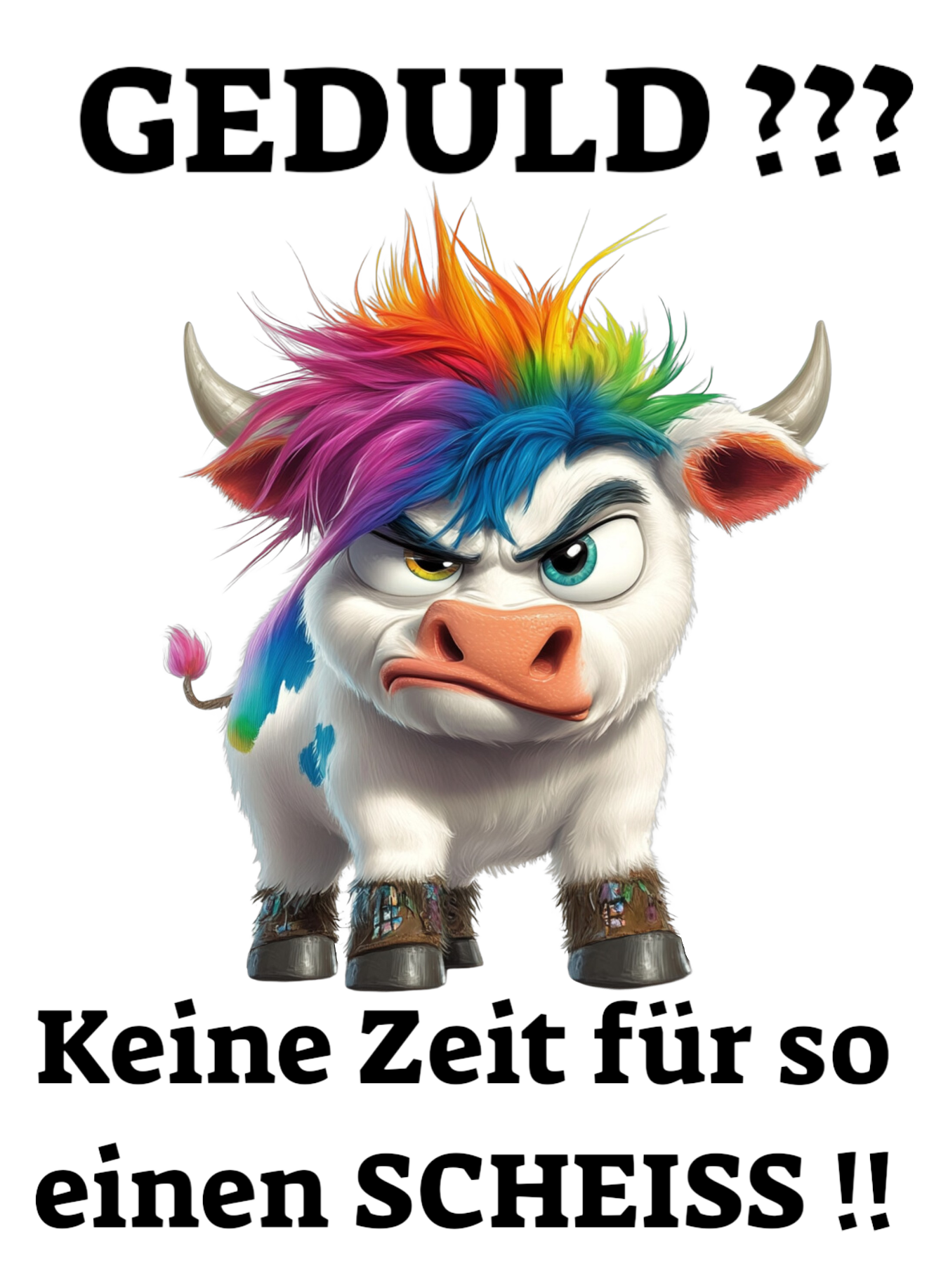 Geduld Kuh