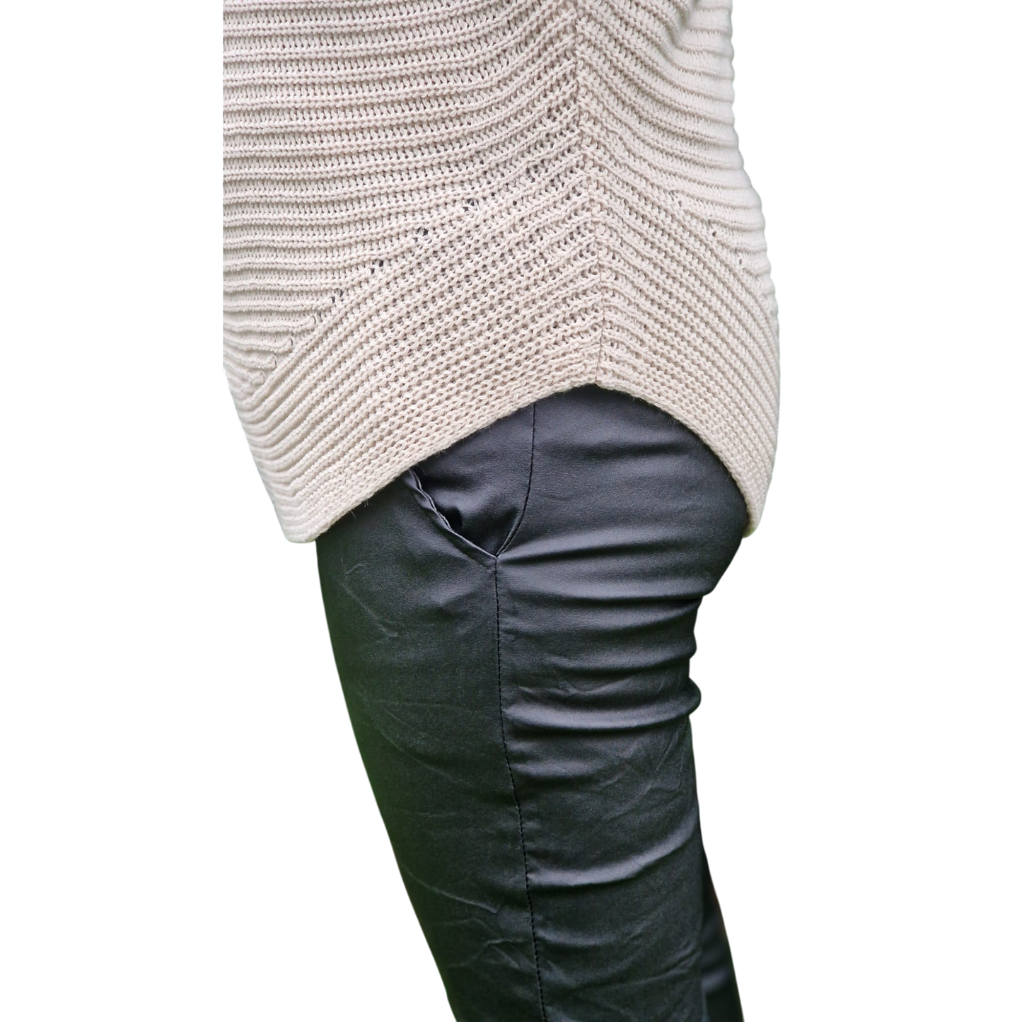 Strickpullover mit Schleifen