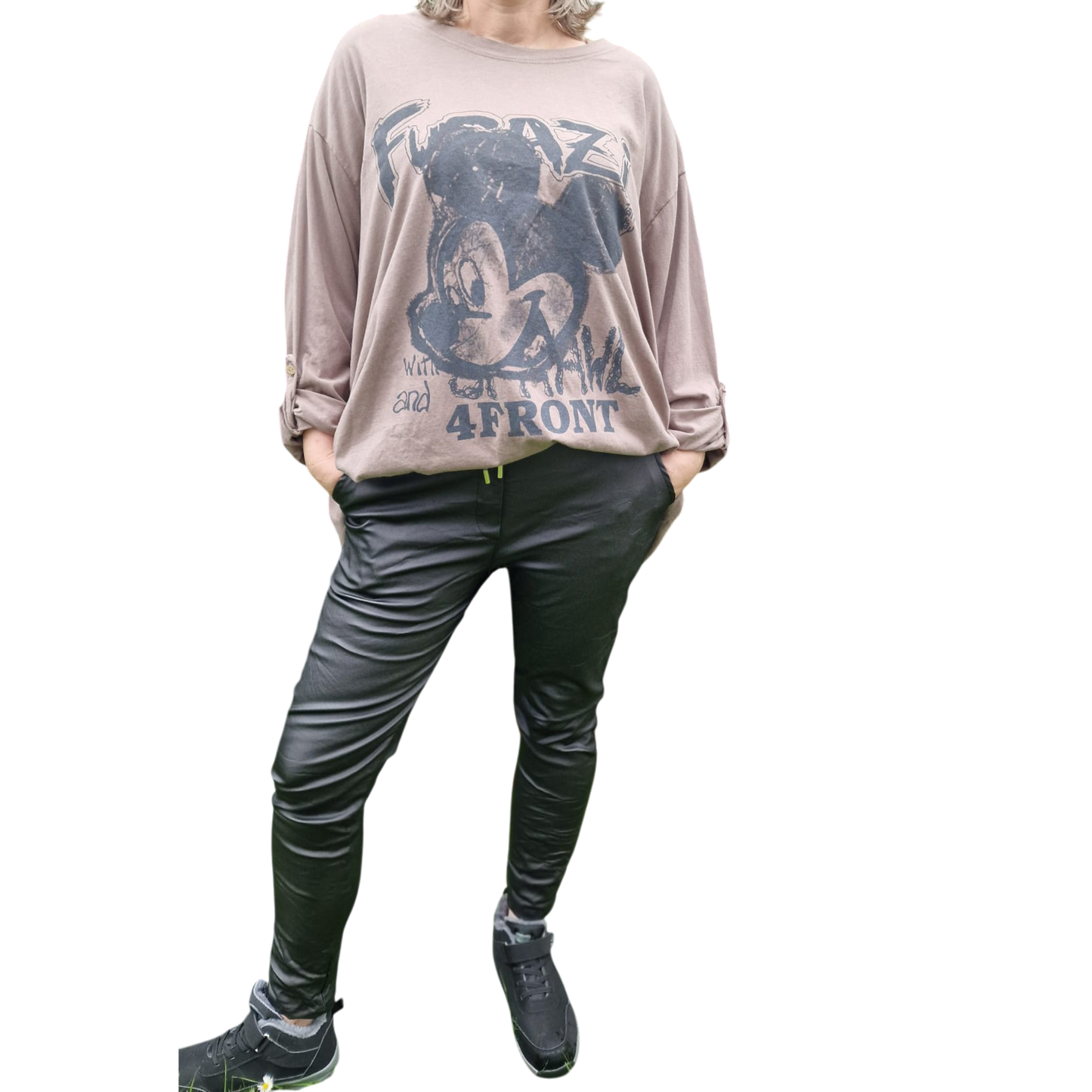 Shirt Mickey Mouse Druck Langarm