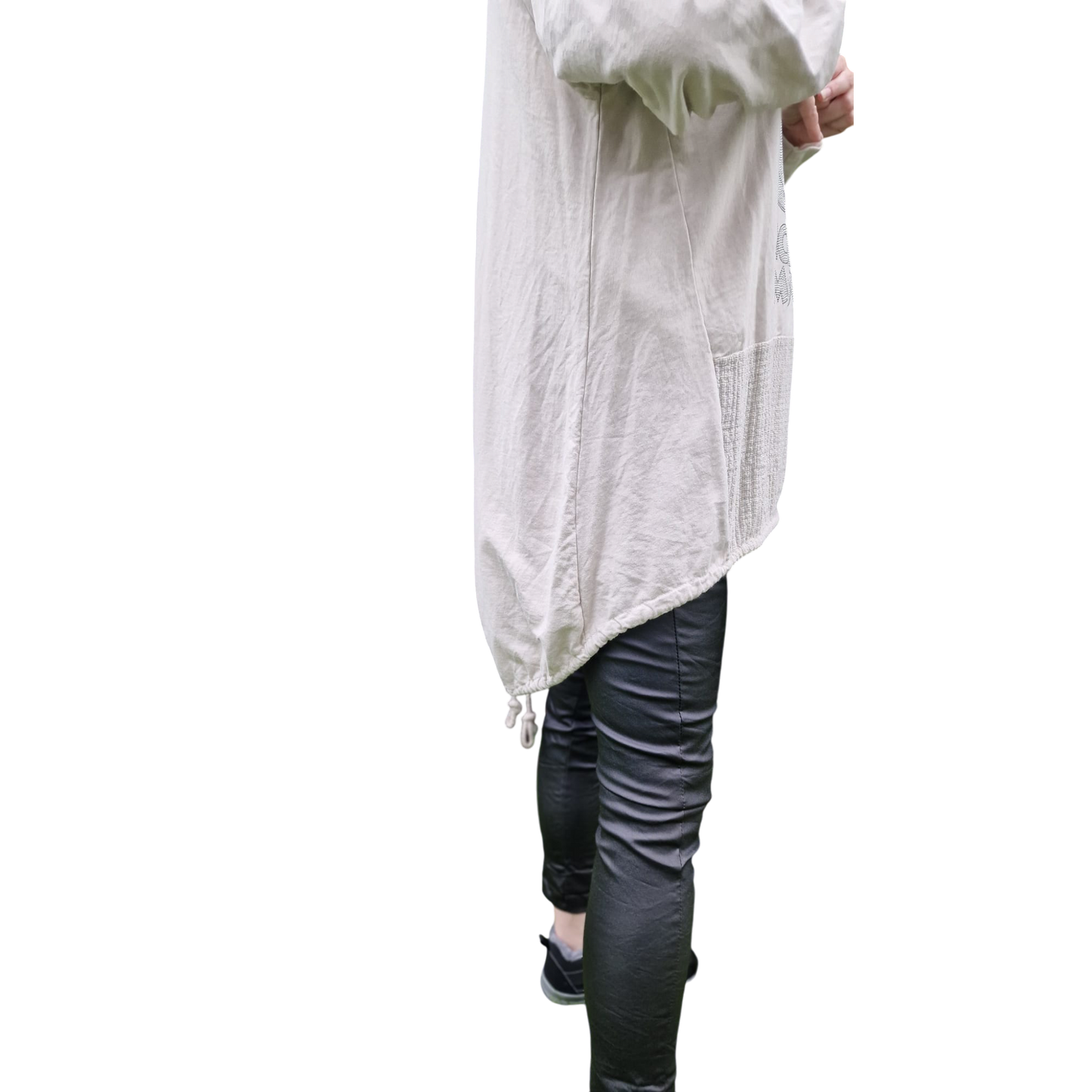 Langarmshirt Vokuhila mit Mickey Mouse