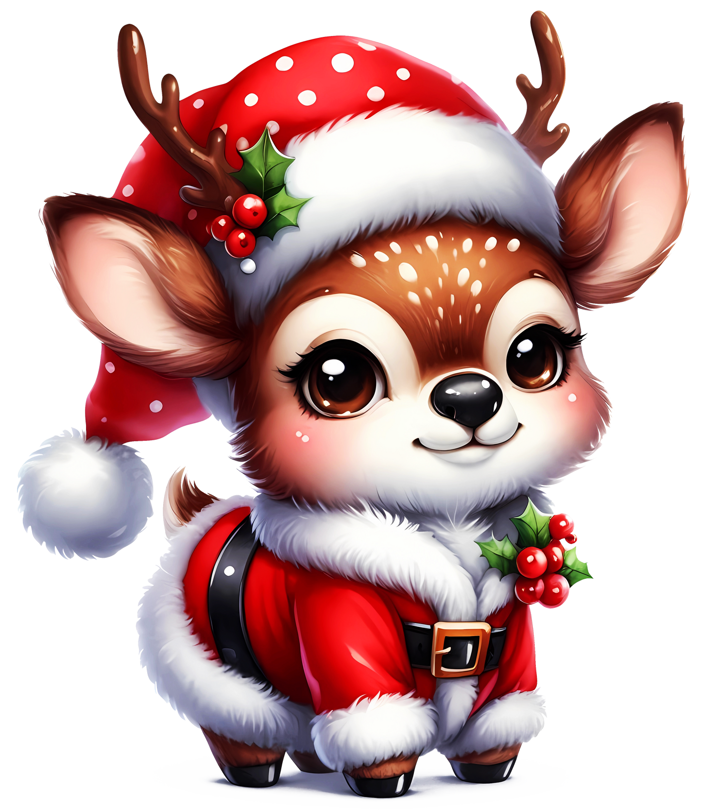 Bügelbild Rentier Weihnachten 18