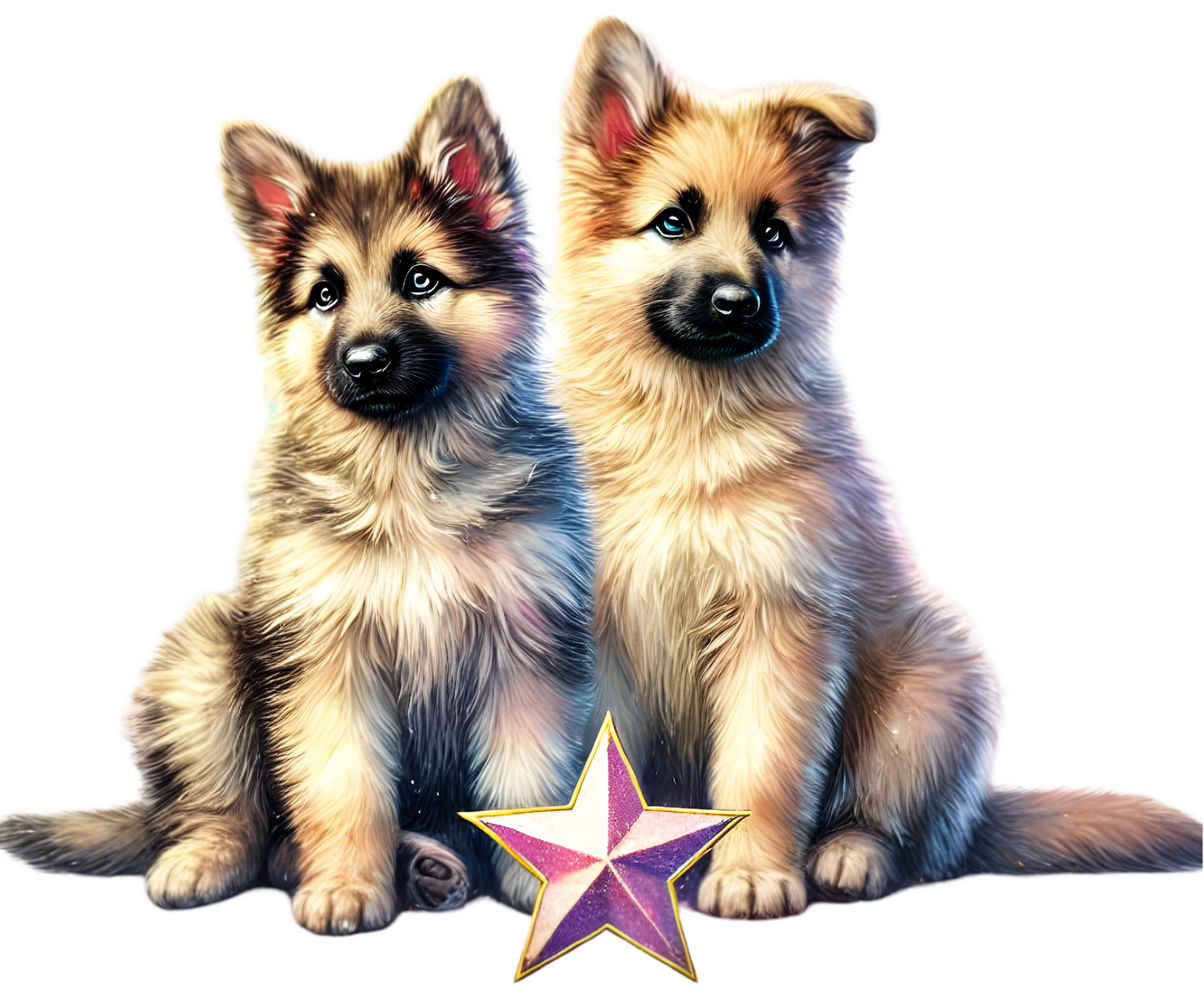 Bügelbild Valentine Hunde 62752