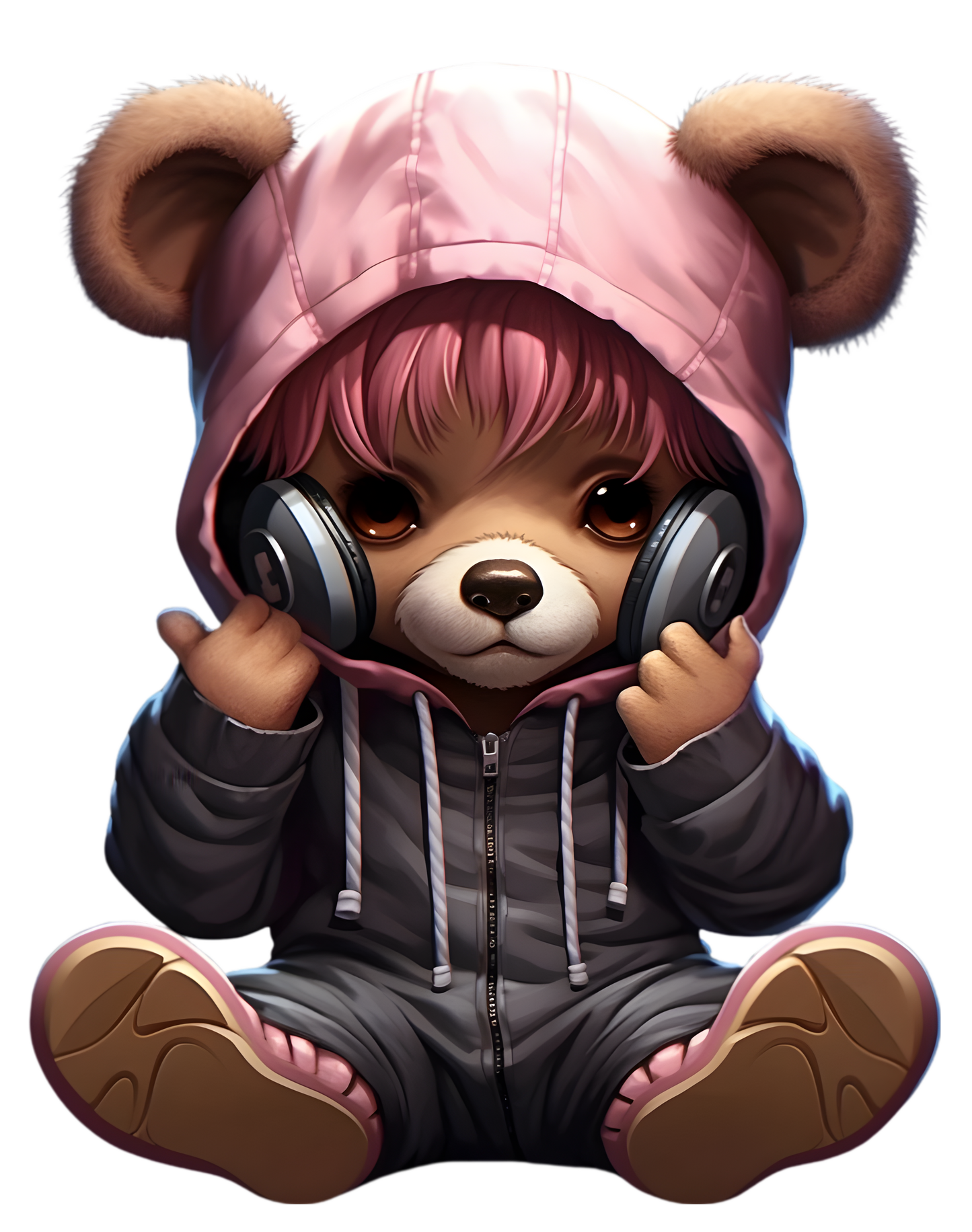 Bügelbild Teddy Girl