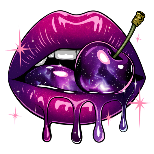 Bügelbild Lips 11
