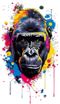 Bügelbild Gorilla 1_222
