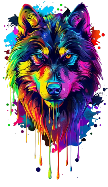 Bügelbild Wolf I 1_316