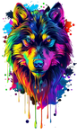 Bügelbild Wolf I 1_316