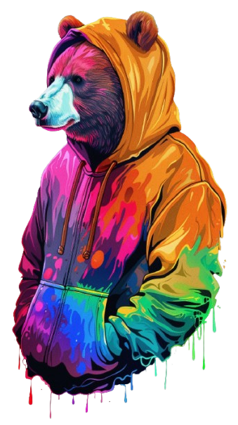 Bügelbild Bär im Hodie 1_42