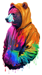 Bügelbild Bär im Hodie 1_42
