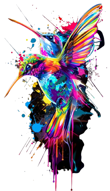 Bügelbild Kolibri 1_451