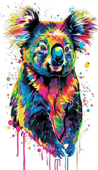Bügelbild Koalabär 1_65