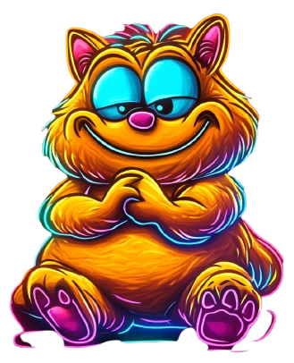 Bügelbild Grinsekatze