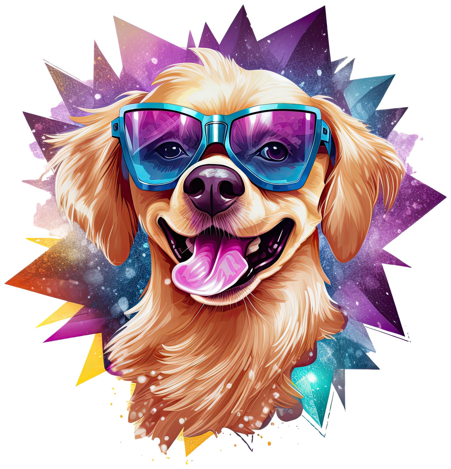 Bügelbild Cool Glamour Dog 3