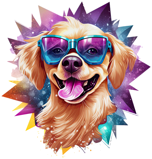 Bügelbild Cool Glamour Dog 3