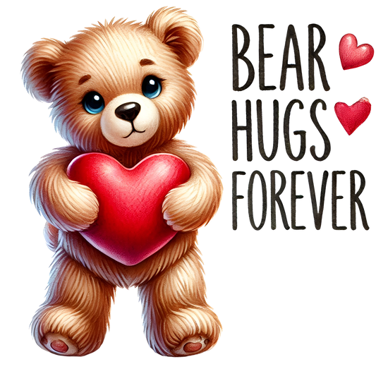 Bügelbild Valentine Bear Hugs File 29