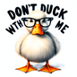 Bügelbild Don´t Duck with me