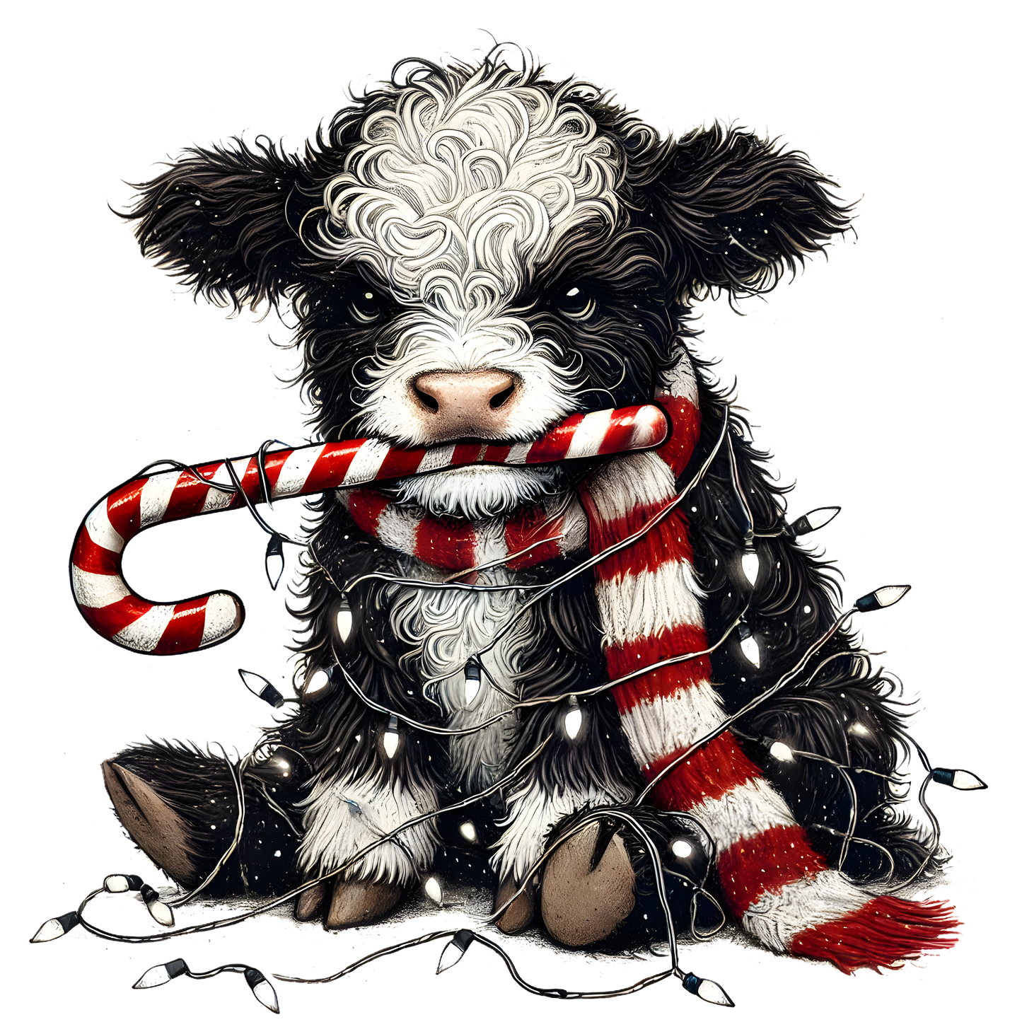 Bügelbild Grumpy Cow