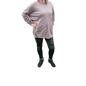 Pullover in Taupe und Schwarz