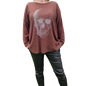 Pullover mit Totenkopf