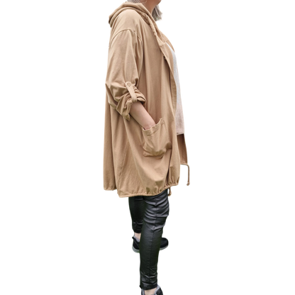 Cardigan Lieblingsmensch mit Kapuze
