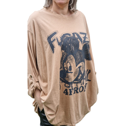 Shirt Mickey Mouse Druck Langarm