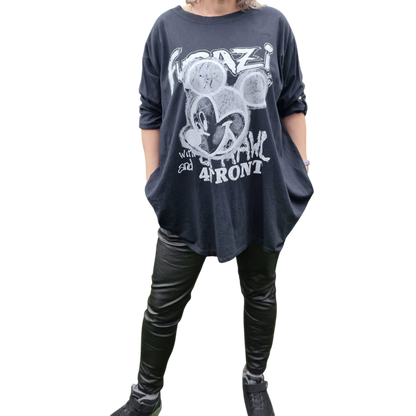 Shirt Mickey Mouse Druck Langarm