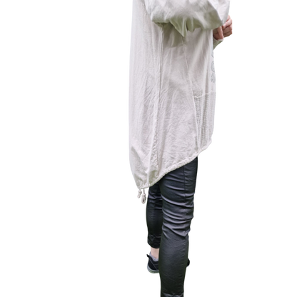 Langarmshirt Vokuhila mit Mickey Mouse