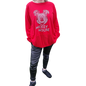 Langarmshirt Vokuhila mit Mickey Mouse