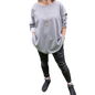 Basic Shirt Langarm mit Kette bis Gr. 50