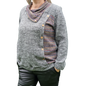 Weicher Pullover grau melliert