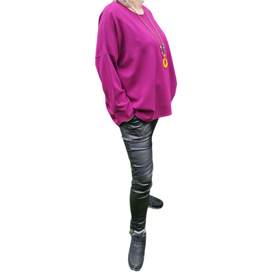 Basic Shirt mit Kette