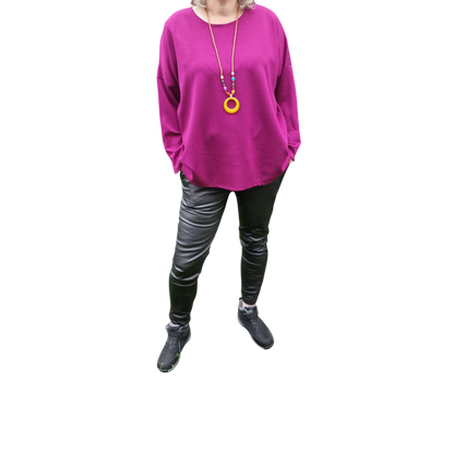 Basic Shirt mit Kette