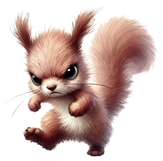 Bügelbild Grumpy Eichhörnchen 205537