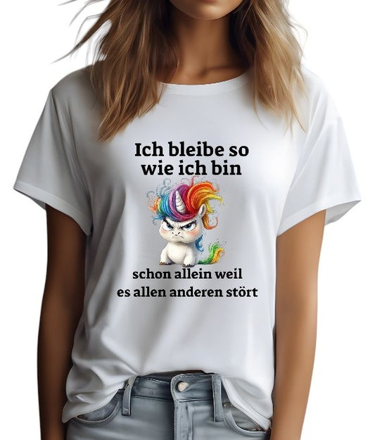Ich bleibe so Einhorn