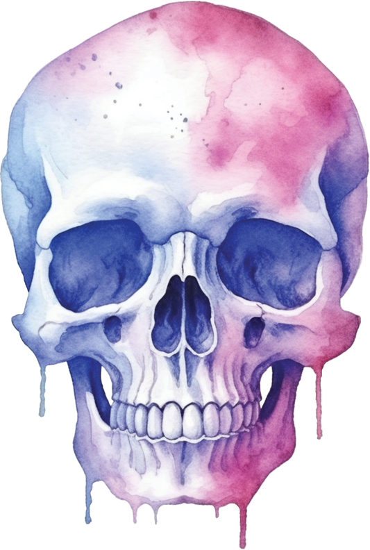 Bügelbild Skull