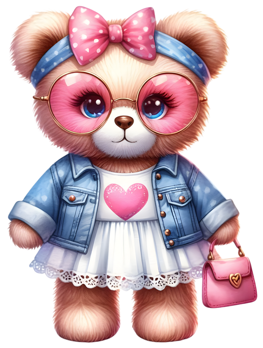 Bügelbild Teddy Bear 01 Mädel