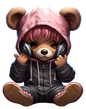 Bügelbild Teddy Girl